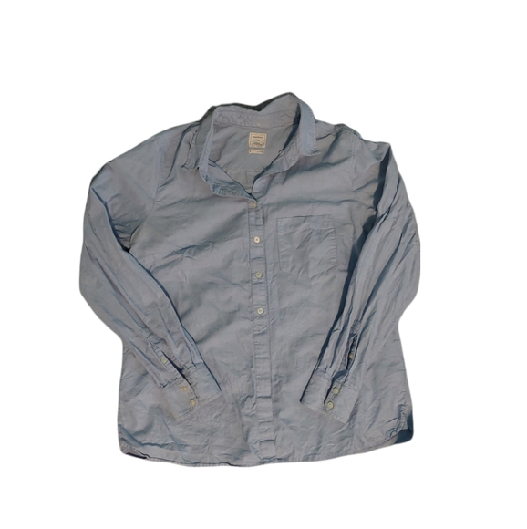 Gap Shrunken Boyfriend Button down shirt - Picture 1 of 5